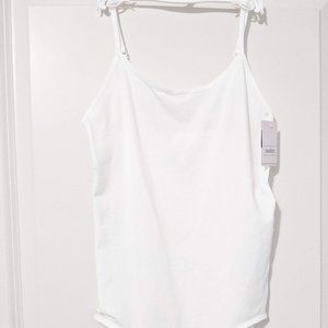 NWT Women’s Seamless Bodysuit – White- Small
